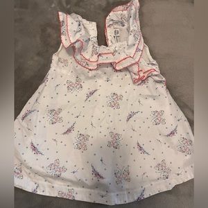 Janie and Jack White Ruffle Butterfly Dress